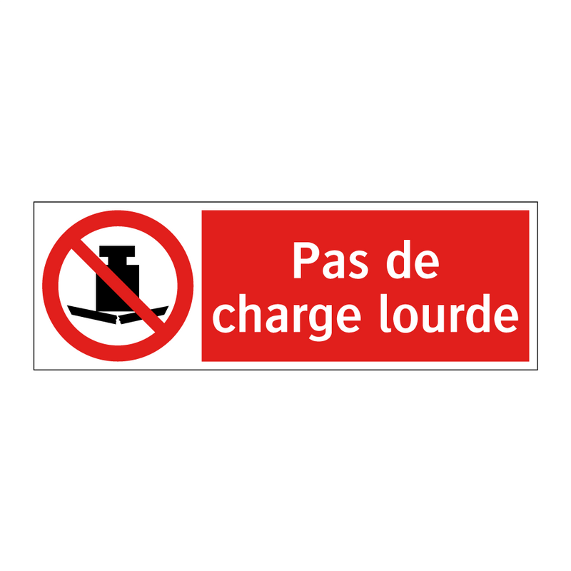 Pas de charge lourde