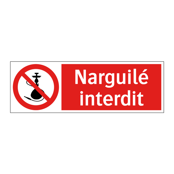 Narguilé interdit