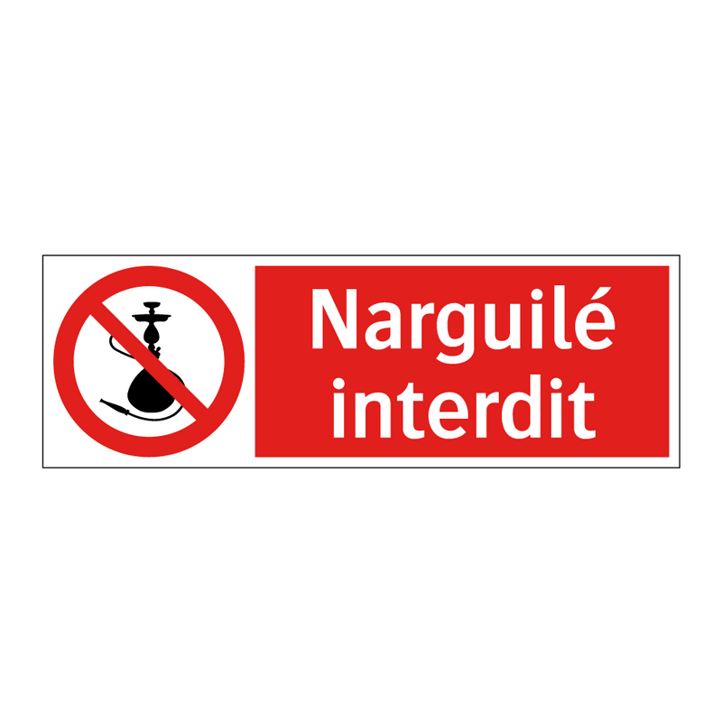 Narguilé interdit