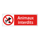 Animaux interdits