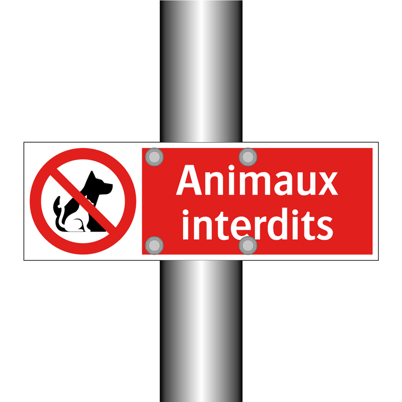 Animaux interdits