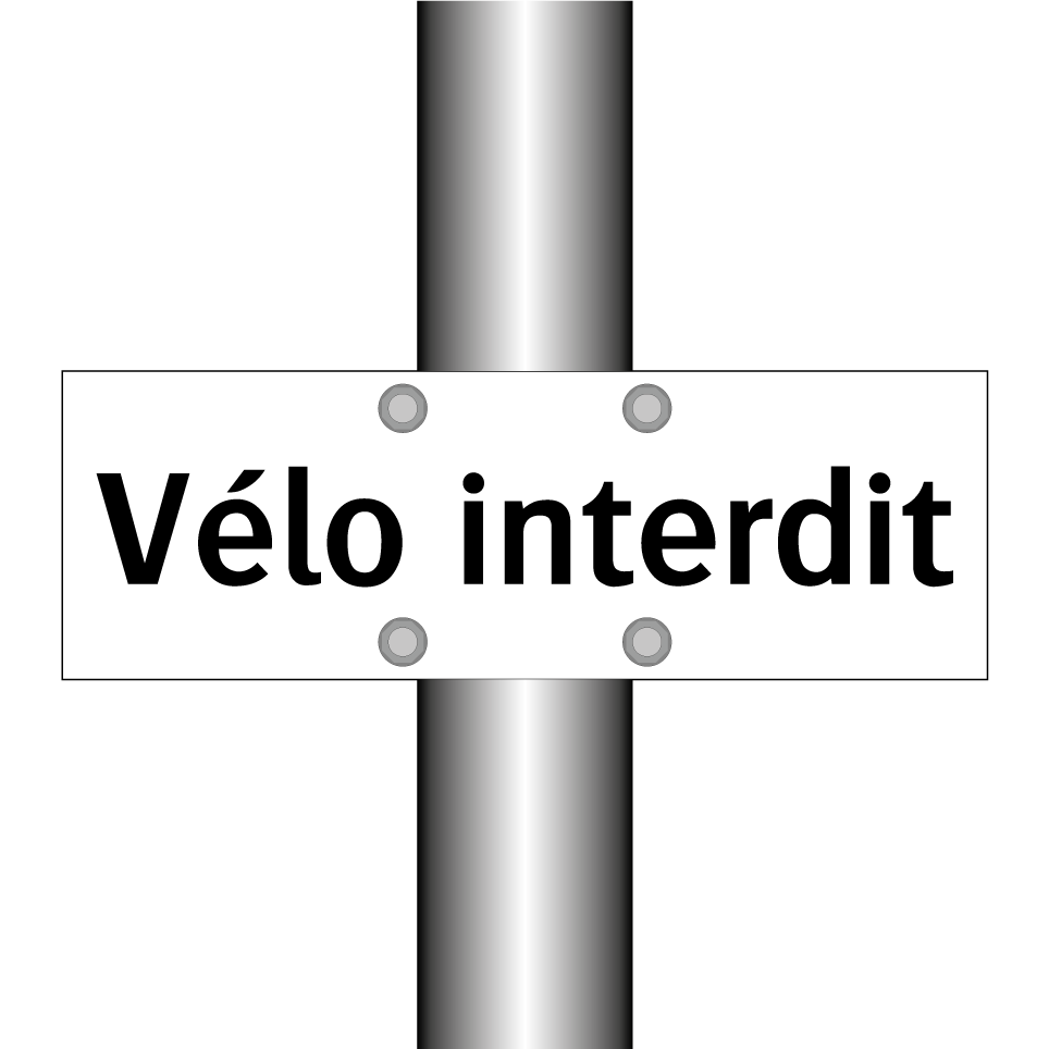 Vélo interdit