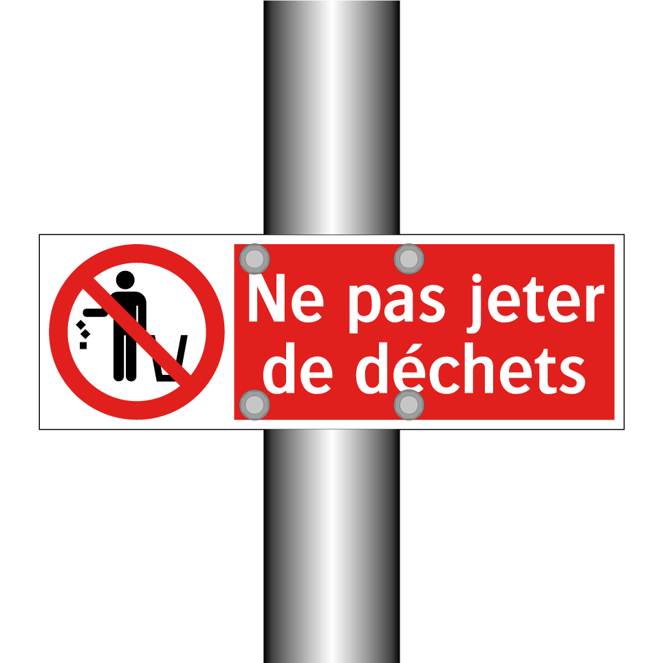 Ne pas jeter de déchets