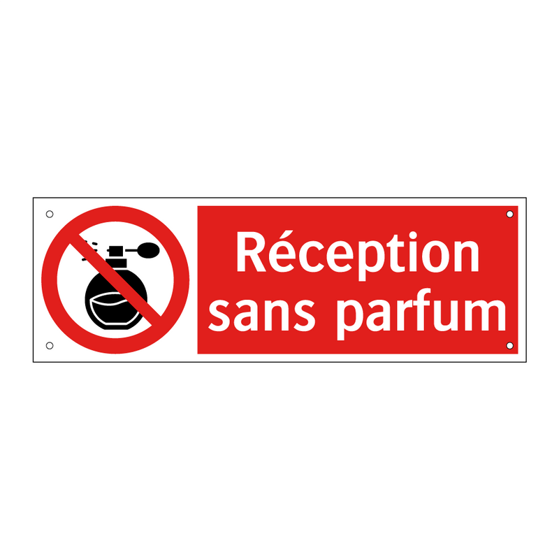 Réception sans parfum