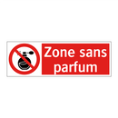 Zone sans parfum