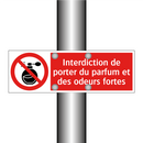 Interdiction de porter du parfum et des odeurs fortes