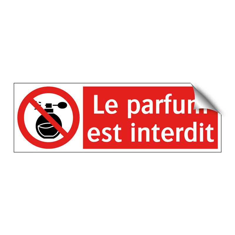 Le parfum est interdit