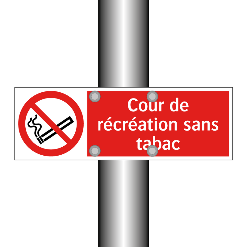 Cour de récréation sans tabac