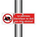 Le panneau électrique ne doit pas être obstrué