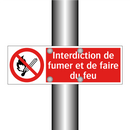 Interdiction de fumer et de faire du feu