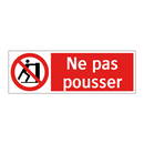 Ne pas pousser