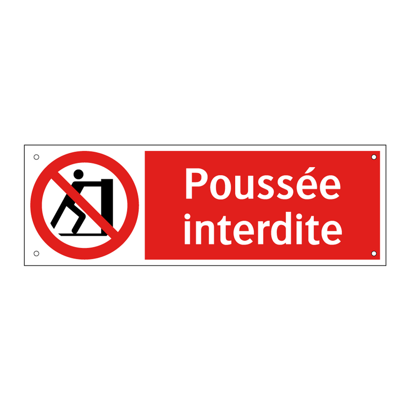 Poussée interdite