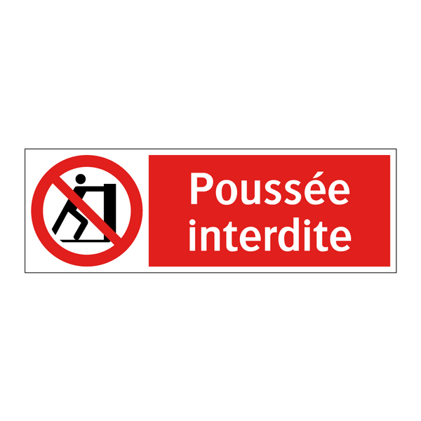 Poussée interdite