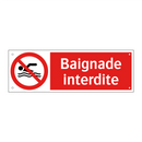 Baignade interdite