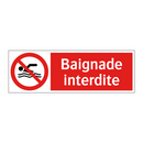 Baignade interdite