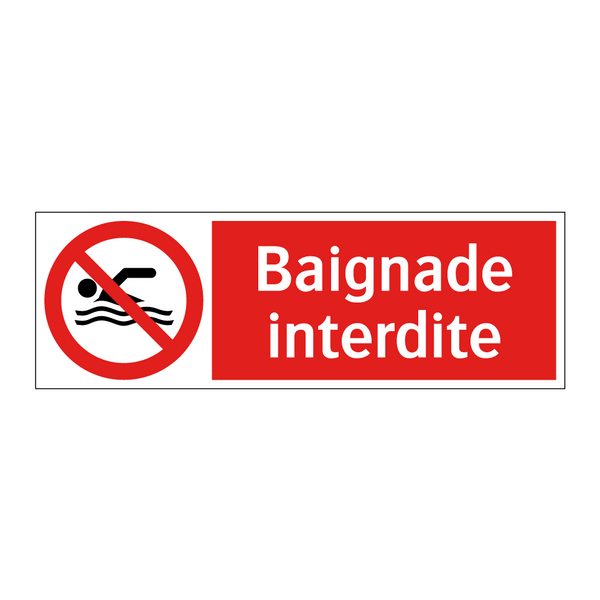 Baignade interdite