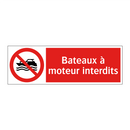 Bateaux à moteur interdits