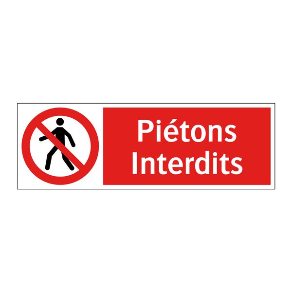Piétons Interdits