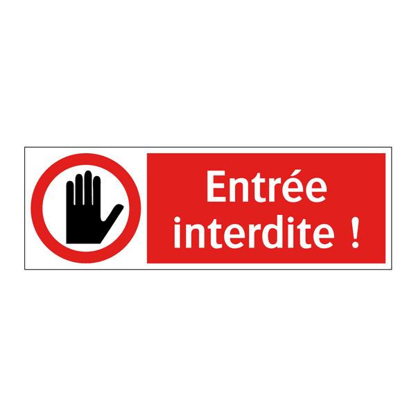 Entrée interdite !