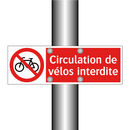 Circulation de vélos interdite