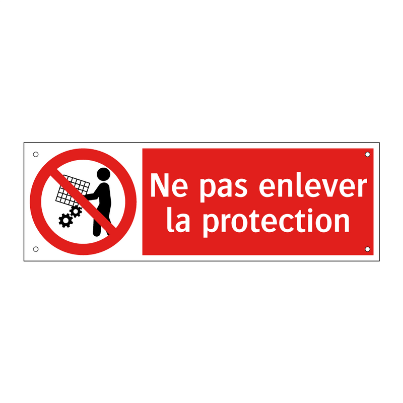 Ne pas enlever la protection