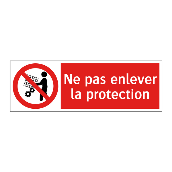 Ne pas enlever la protection