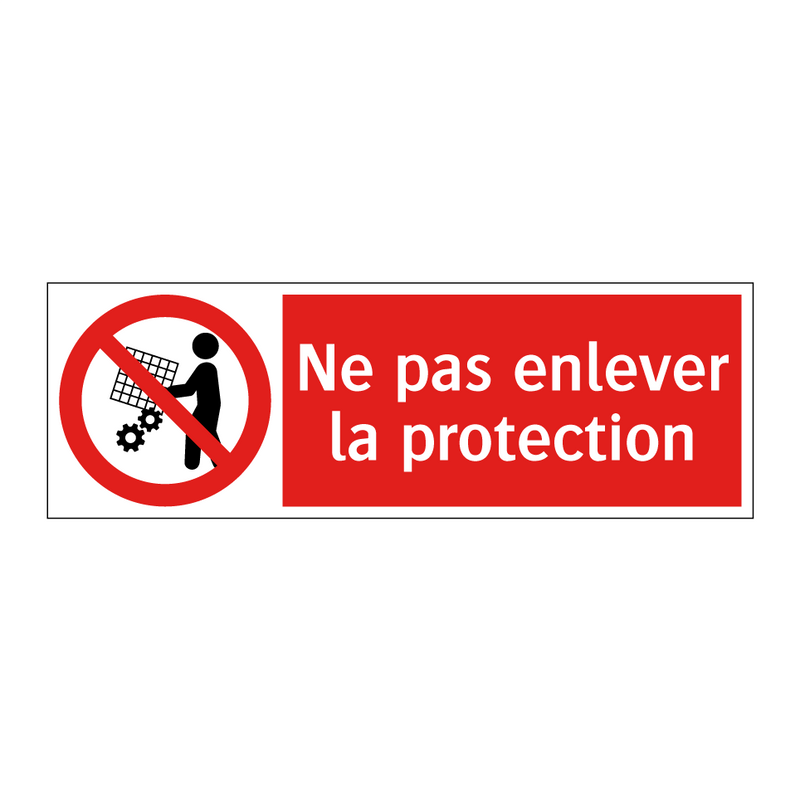 Ne pas enlever la protection