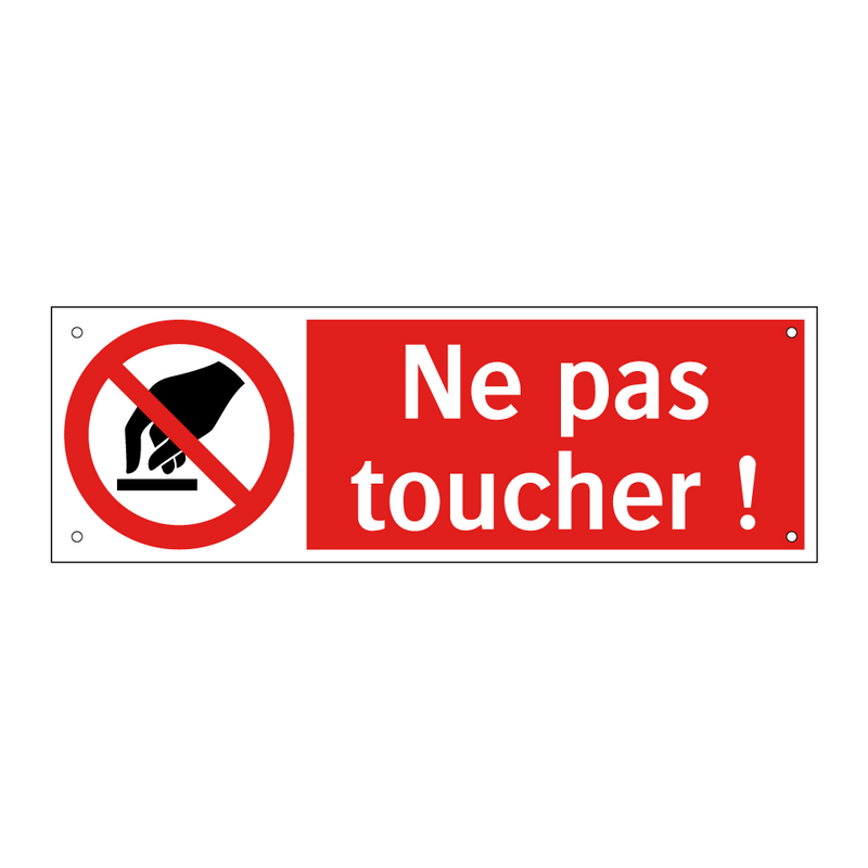 Ne pas toucher !