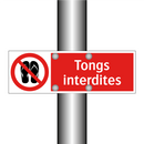 Tongs interdites