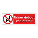 Uriner debout est interdit