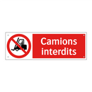 Camions interdits