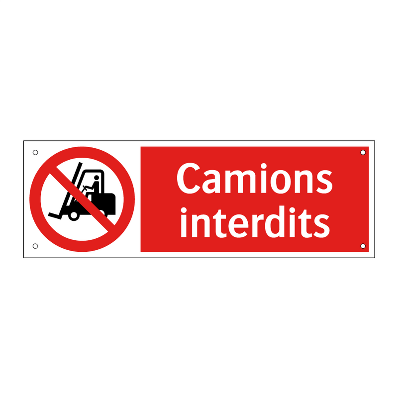 Camions interdits