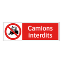 Camions interdits