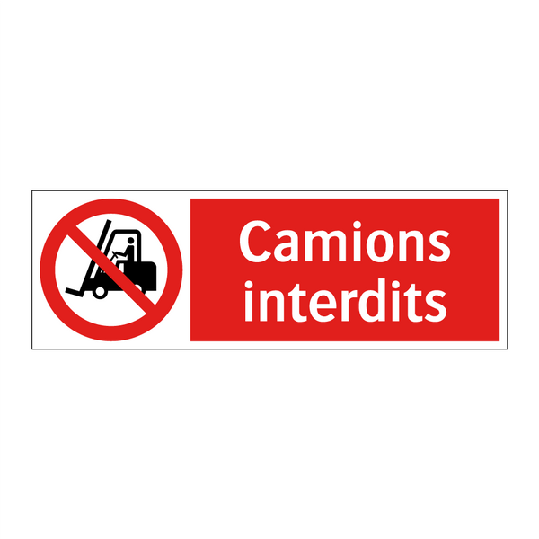 Camions interdits