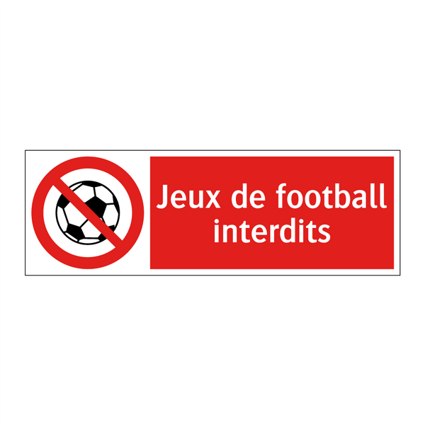 Jeux de football interdits