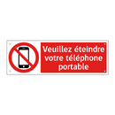 Veuillez éteindre votre téléphone portable