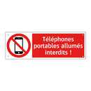 Téléphones portables allumés interdits !