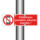 Téléphones portables allumés interdits !