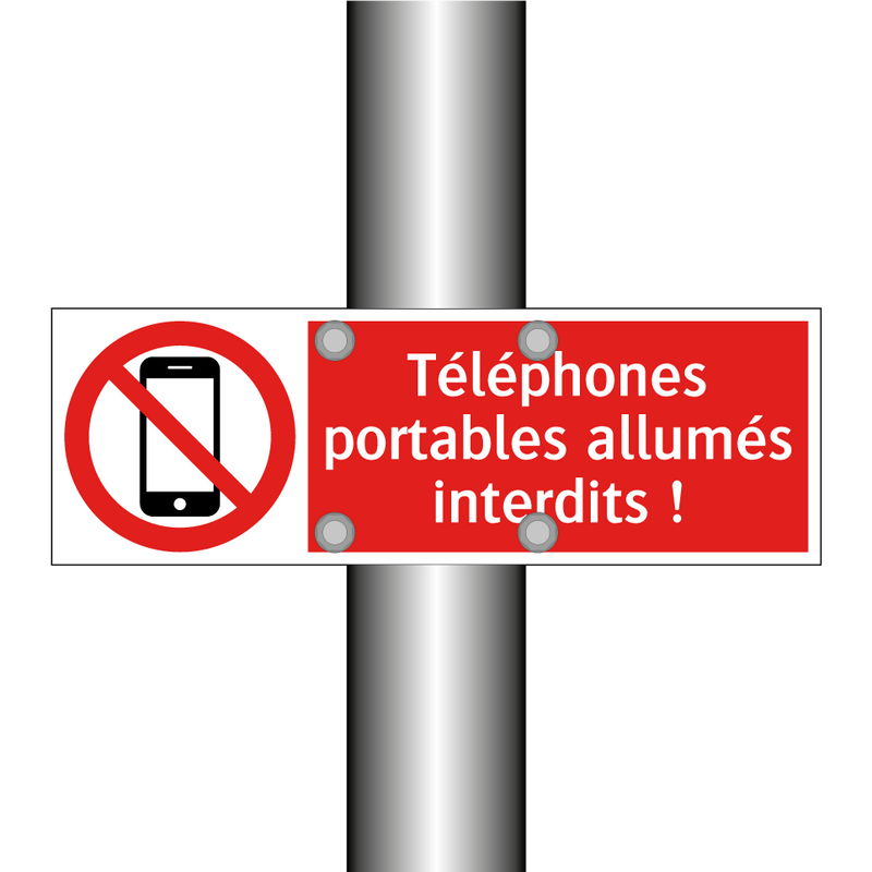 Téléphones portables allumés interdits !