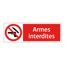 Armes interdites