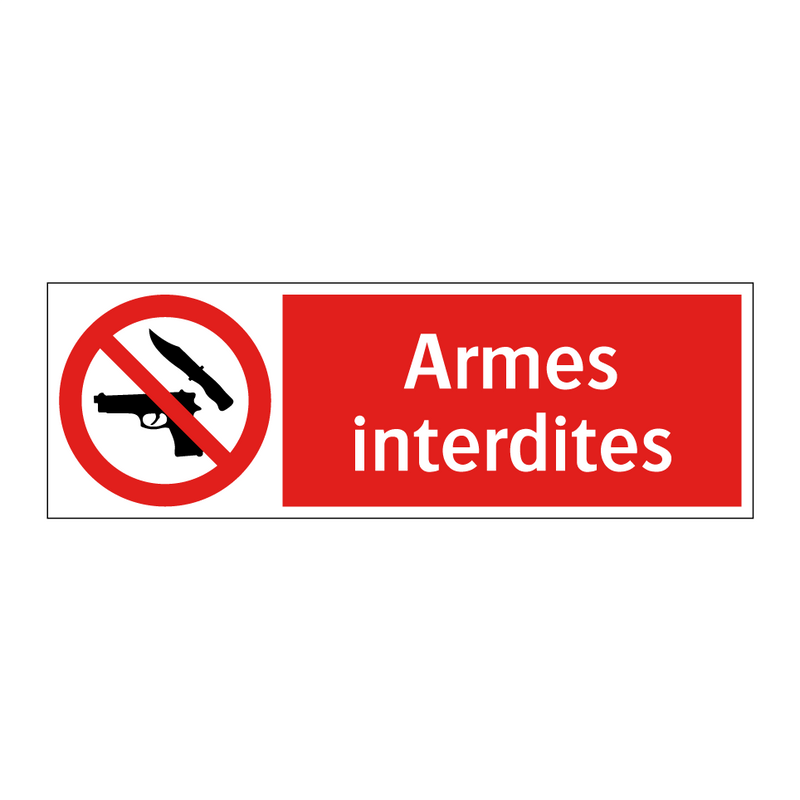 Armes interdites