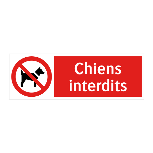 Chiens interdits