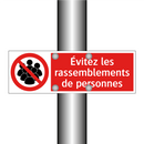 Évitez les rassemblements de personnes