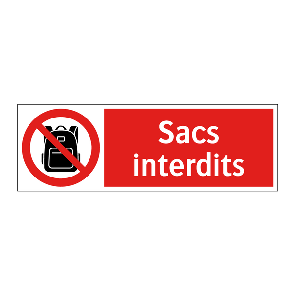 Sacs interdits