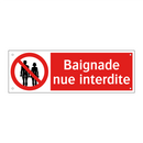 Baignade nue interdite
