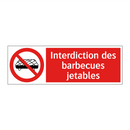 Interdiction des barbecues jetables