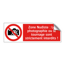 Zone Nudiste : La photographie ou le tournage sont strictement interdits !