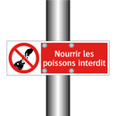 Nourrir les poissons interdit