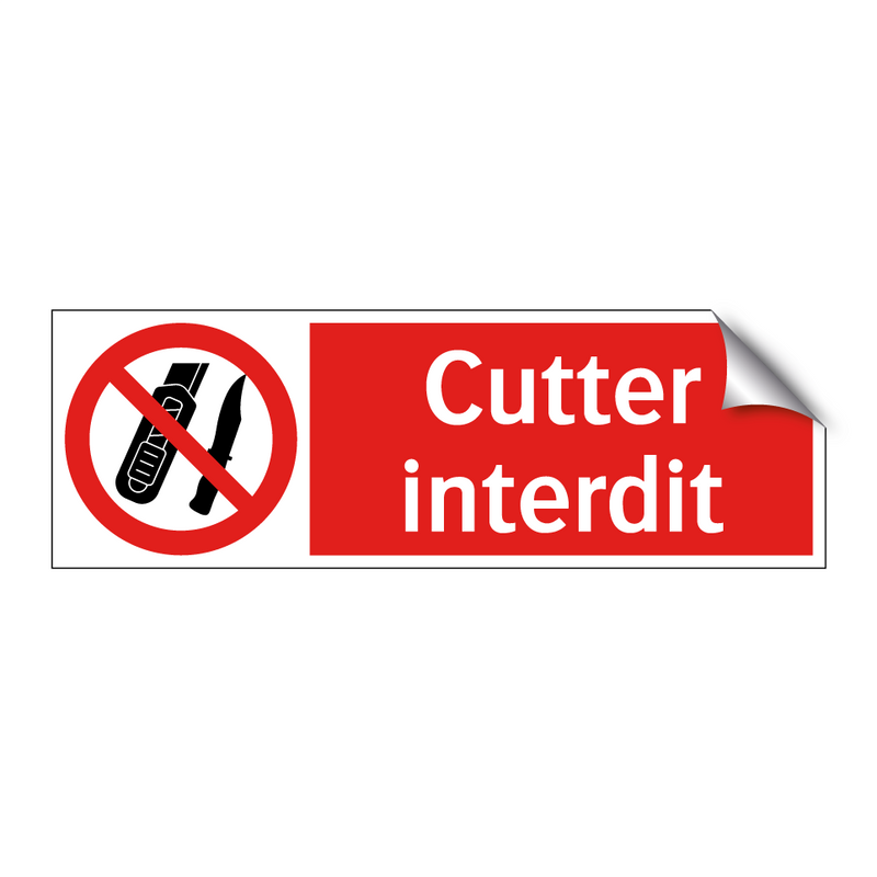 Cutter interdit
