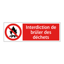 Interdiction de brûler des déchets